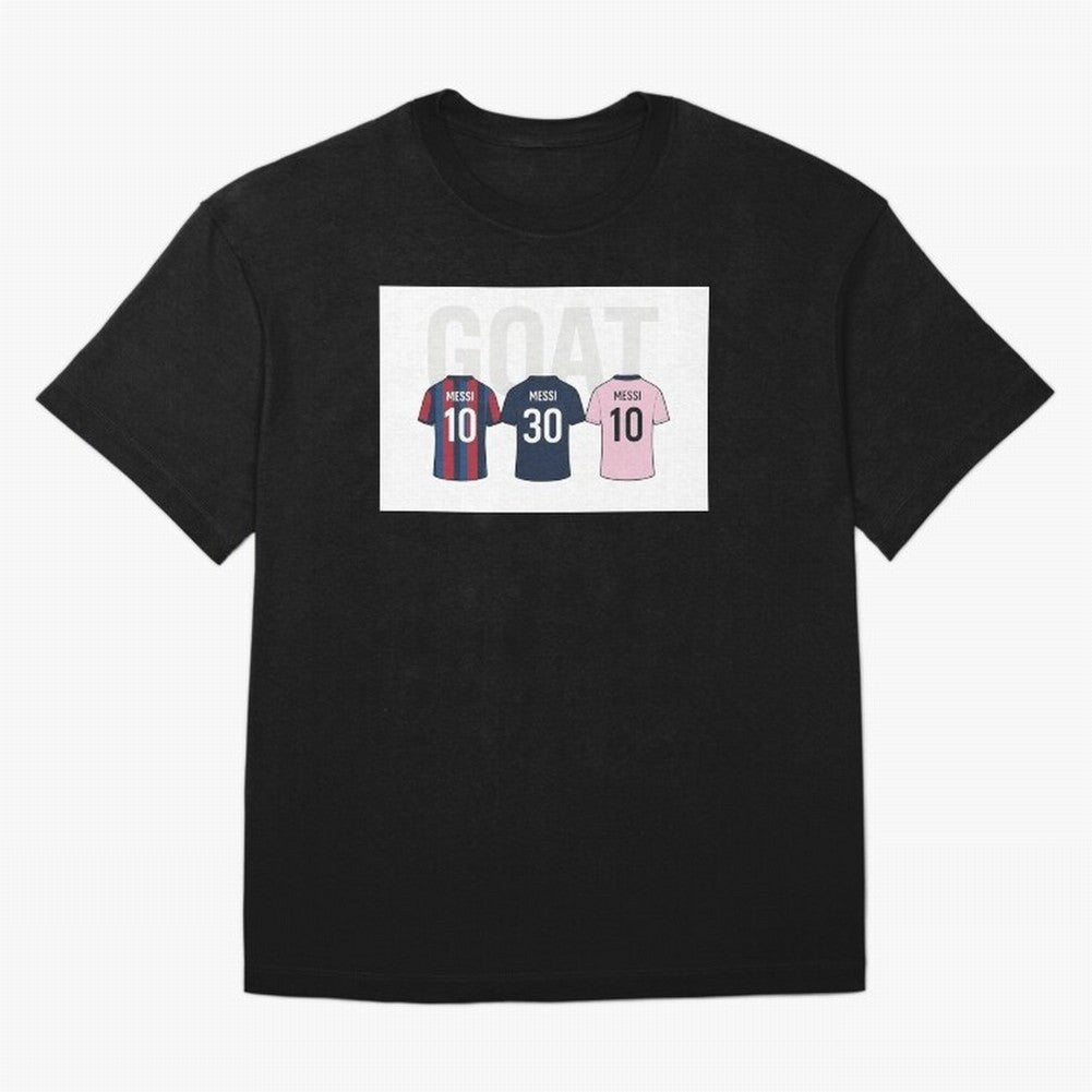Lionel Messi the GOAT Classic T-Shirt Fuel FIFA World Cup 2026 USA Canada Mexico for Fans of Cristiano Ronaldo, Haaland and CR7 and Argentina, Bringing Football Festival Excitement, Trophy Ambitions, Country Rivalries and Star Player Buzz; Perfect