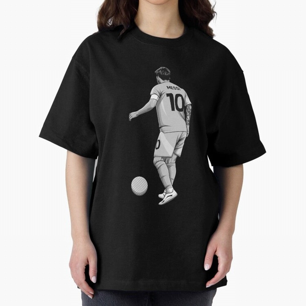 Lionel Messi Black and White Version Classic T-Shirt Remember Iconic Moments from FIFA World Cup 2026 for Fans of Mbappe and Neymar and Spain and Netherlands, Bringing Supporter Pride, Iconic Celebrations, Legendary Names and Global Match Day