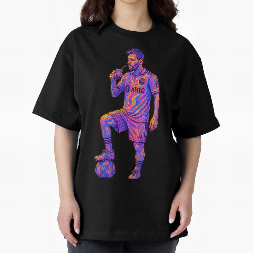 Messi Mate Vibes: Psychedelic Art by the GOAT Inter Miami Classic T-Shirt Support FIFA World Cup 2026 USA Canada Mexico Inspired by Mbappe, Portugal Energy, Retro Football Energy, Iconic Rivalries, Trophy Chase Drama and Stadium Atmosphere; Perfect