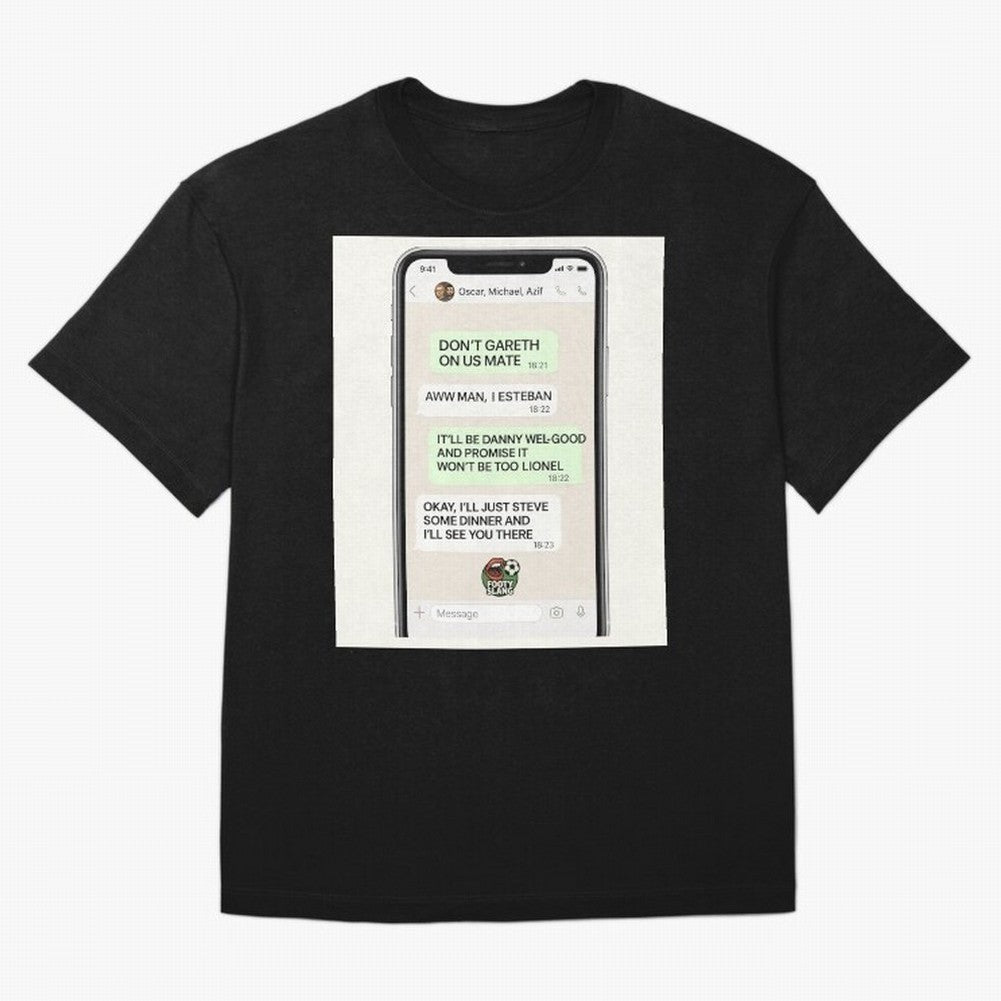 Football Slang WhatsApp Banter ¨C Classic Footy Chat Art Classic T-Shirt Carry FIFA World Cup 2026 for Fans of Messi, CR7 and Mbappe and Germany, Bringing Sports Nostalgia, International Competition, Famous Players and Unforgettable Victories;