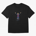 Leo Messi Celebration Sticker Classic T-Shirt Stand Out with Spirit from FIFA World Cup 2026 Group Stage Highlighting Messi and Cristiano Ronaldo, Portugal Energy, Supporter Pride, Iconic Celebrations, Legendary Names and Global Match Day Energy;