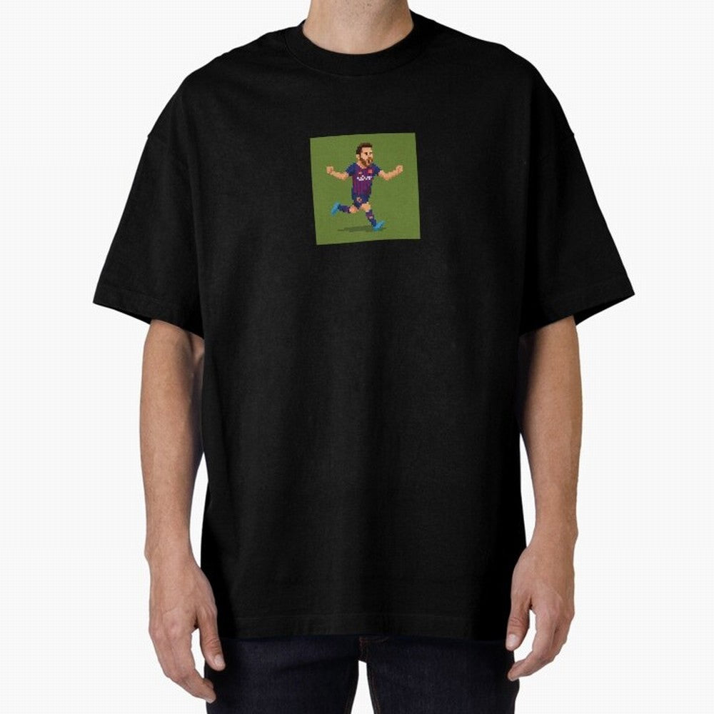 Lionel Messi Barcelona Pixel Art Tribute Classic T-Shirt Bring Retro Soccer Energy to Match Day Hype around FIFA World Cup 2026 Group Stage, Haaland and Mbappe, Argentina, France and Brazil, Championship Spirit, Famous Goals, Roaring Crowds and
