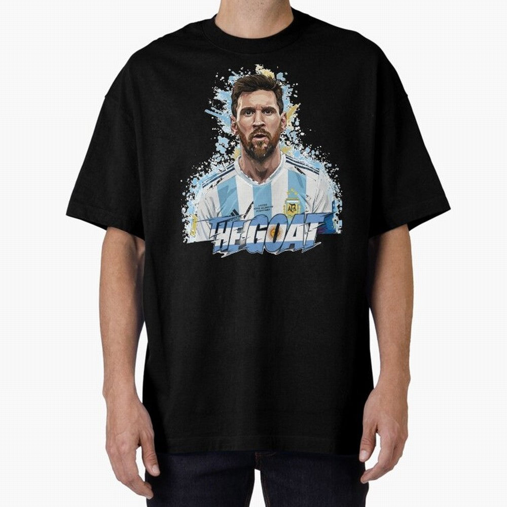 Messi the Goat - Messi the Flea - The Messiah Classic T-Shirt Fuel Your Fan Pride for FIFA World Cup 2026 Group Stage Connected to Cristiano Ronaldo, Haaland and CR7, England Energy, Goal Celebration Energy, Supporter Heritage, Football Icons and