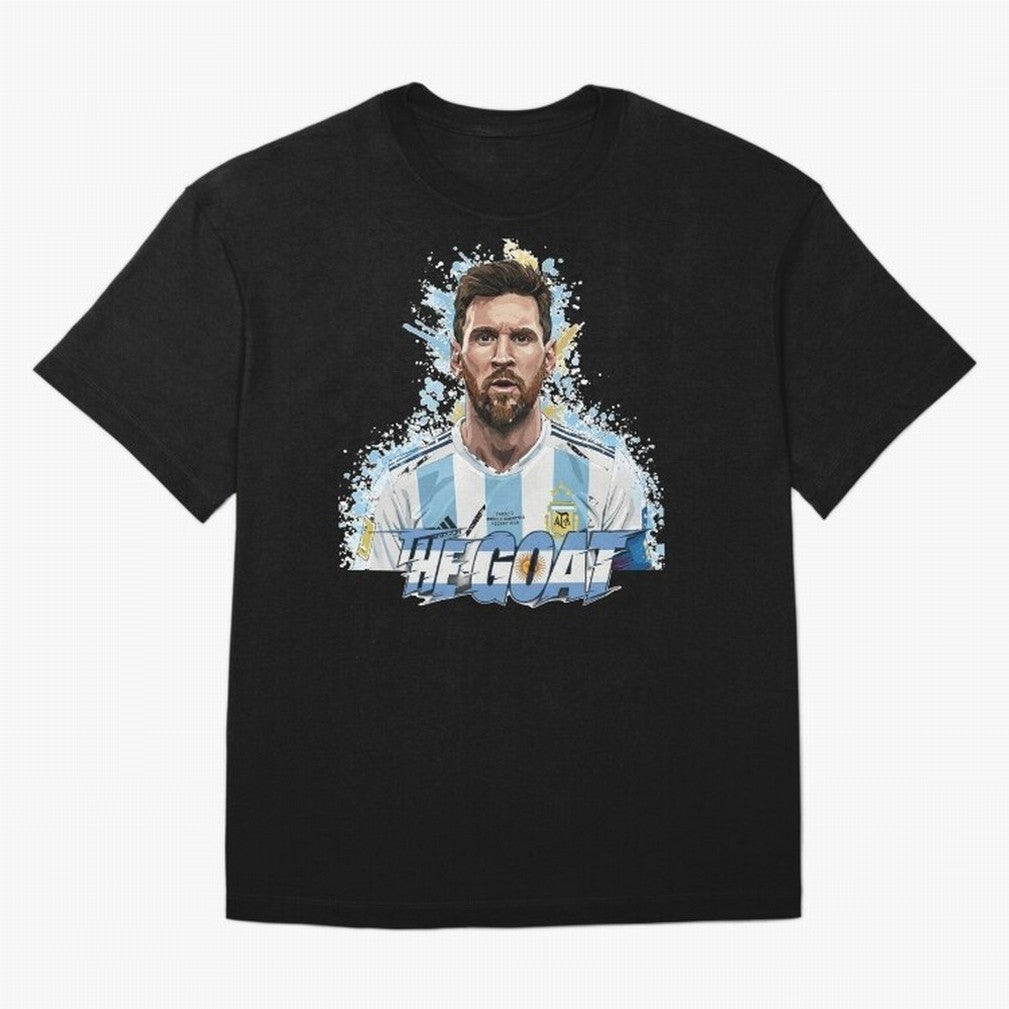 Messi the Goat - Messi the Flea - The Messiah Classic T-Shirt Fuel Your Fan Pride for FIFA World Cup 2026 Group Stage Connected to Cristiano Ronaldo, Haaland and CR7, England Energy, Goal Celebration Energy, Supporter Heritage, Football Icons and