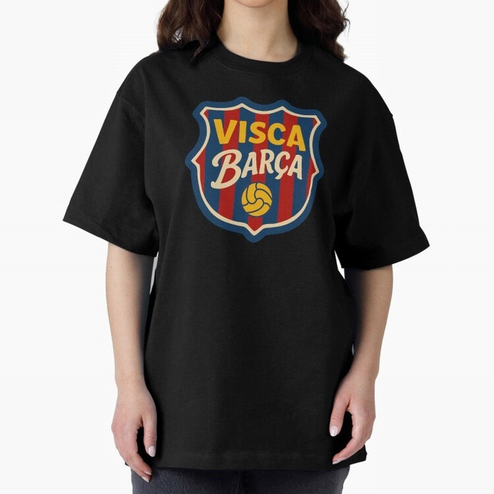 FC Barcelona Visca Barca Badge Classic T-Shirt Remember Iconic Moments from Global Football Passion for FIFA World Cup 2026 USA Canada Mexico, Featuring CR7 and Messi, England, France and Netherlands, Worldwide Fan Energy, Dramatic Goals, Stadium