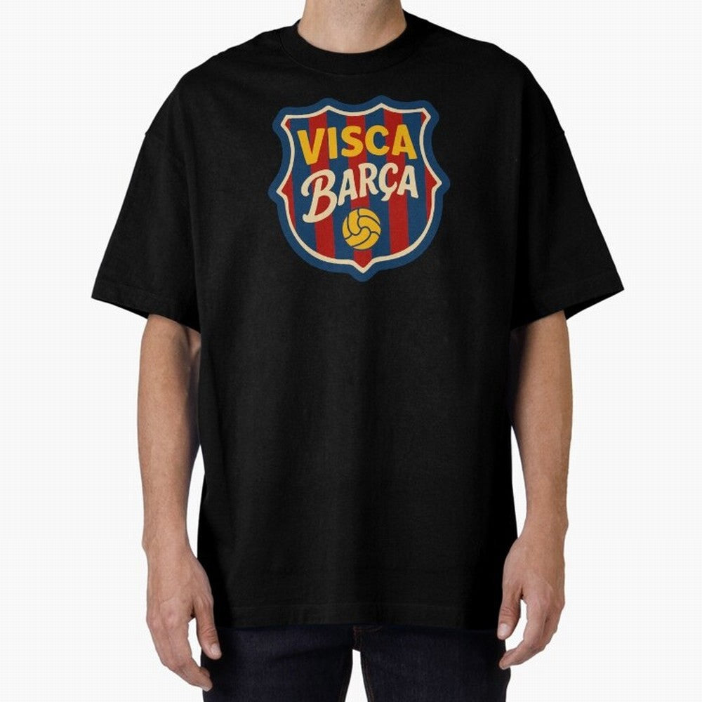 FC Barcelona Visca Barca Badge Classic T-Shirt Remember Iconic Moments from Global Football Passion for FIFA World Cup 2026 USA Canada Mexico, Featuring CR7 and Messi, England, France and Netherlands, Worldwide Fan Energy, Dramatic Goals, Stadium