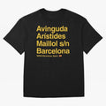 FC Barcelona Futbol Soccer Stadium Street Address Classic T-Shirt Relive the FIFA World Cup 2026 USA Canada Mexico Journey through Cristiano Ronaldo, Haaland and CR7 Highlights, England and Germany Pride, Vintage Soccer Flavor, Modern Football