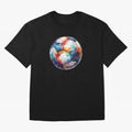 Football Soccer Ball Watercolor Illustration Drawing Classic T-Shirt Stand Out with Spirit from Match Day Hype around FIFA World Cup 2026 Group Stage, Cristiano Ronaldo, Haaland and CR7, Germany, Sports Nostalgia, International Competition, Famous