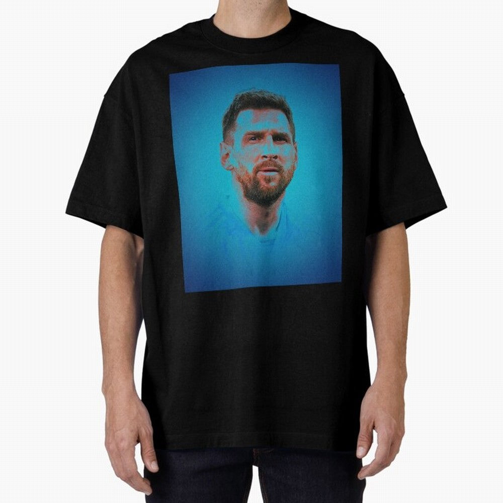 Messi: The Undisputed GOAT Oversized T-Shirt Celebrate Golden Goal Energy in Global Football Passion for FIFA World Cup 2026 USA Canada Mexico, Built around Haaland, Argentina, Soccer Culture, Superstar Moments, National Team Dreams and Competitive
