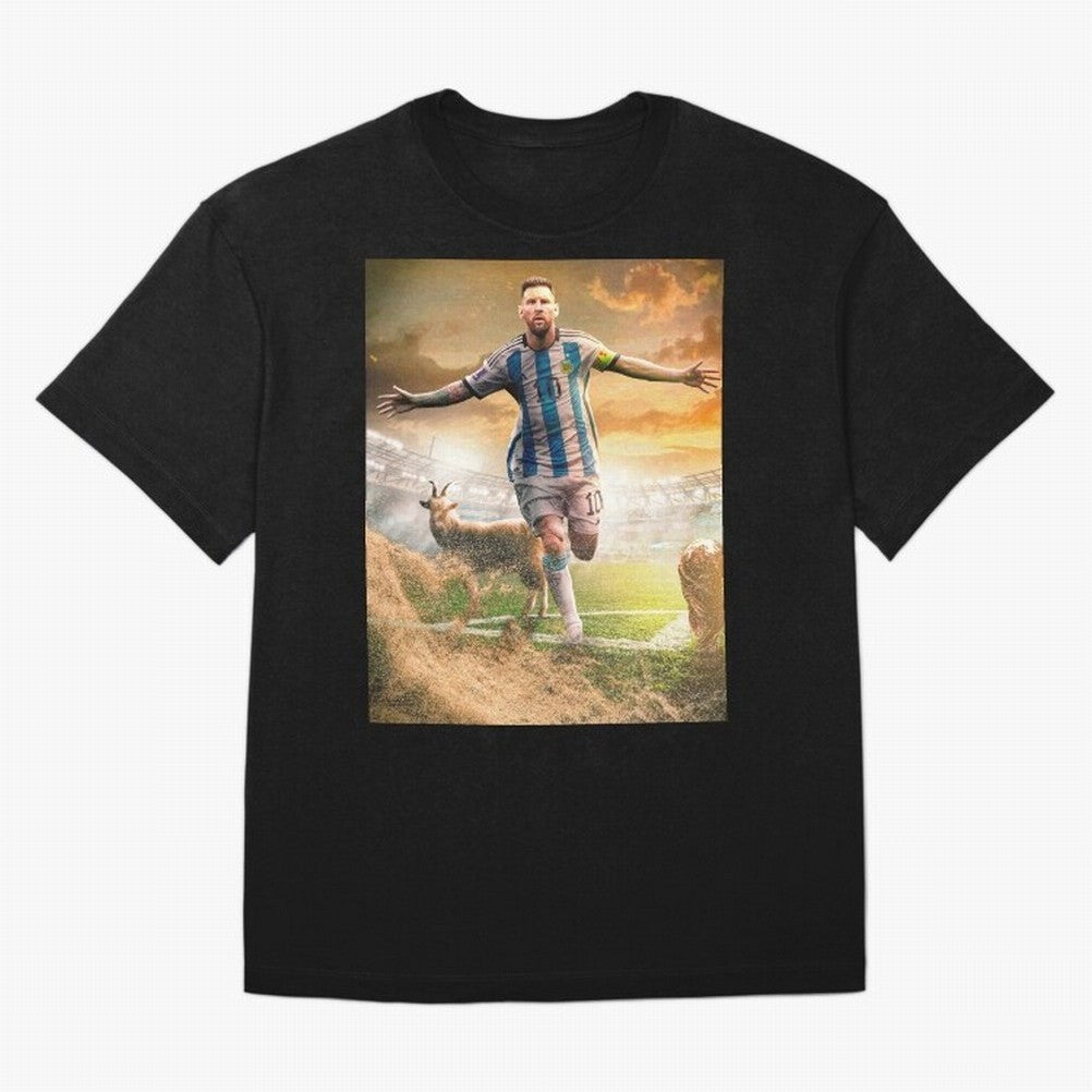 Messi: The Undisputed GOAT Classic T-Shirt Bring FIFA World Cup 2026 USA Canada Mexico Spirit, Made for England, Haaland, Vintage Soccer Flavor, Modern Football Stars, National Flags and Final Night Emotion; Made for Collectors Who Enjoy Iconic