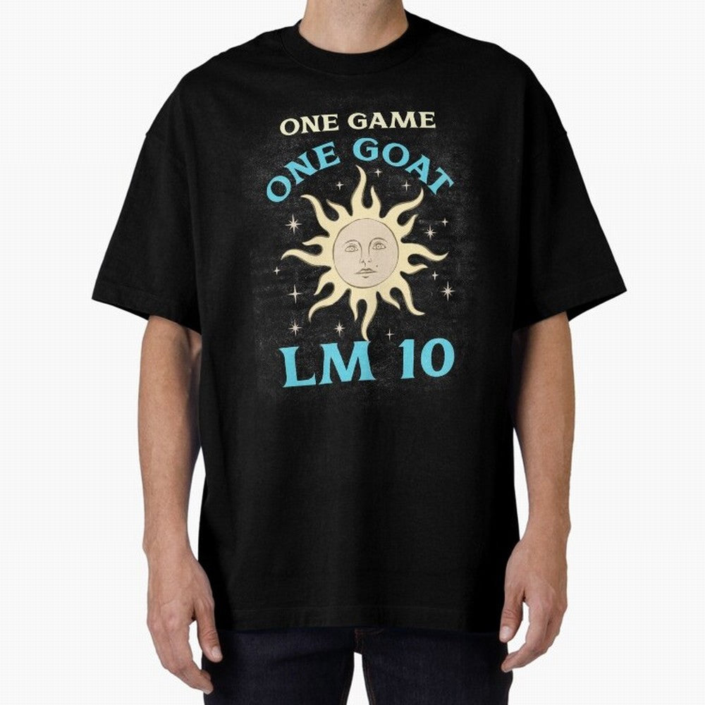 LM 10 The Goat T-Shirt Classic T-Shirt Stand with Match Day Hype around FIFA World Cup 2026, Haaland and Mbappe, Brazil, Portugal and Argentina, Tournament Hype, Historic Matchups, Family Viewing Parties and Global Sports Pride; Ideal for Fans Who