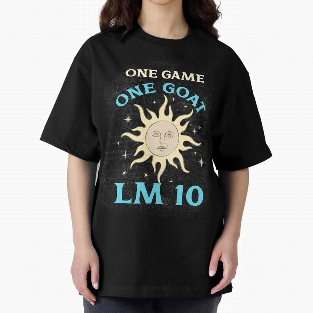 LM 10 The Goat T-Shirt Classic T-Shirt Stand with Match Day Hype around FIFA World Cup 2026, Haaland and Mbappe, Brazil, Portugal and Argentina, Tournament Hype, Historic Matchups, Family Viewing Parties and Global Sports Pride; Ideal for Fans Who