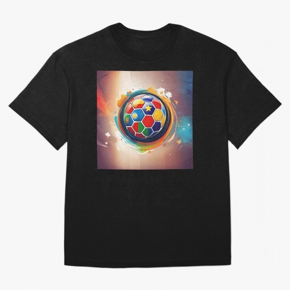 soccer 1 Oversized T-Shirt Represent Fans Who Live for FIFA World Cup 2026 Group Stage Connected to Messi and Cristiano Ronaldo, Germany Energy, Retro Football Energy, Iconic Rivalries, Trophy Chase Drama and Stadium Atmosphere; Made for Collectors