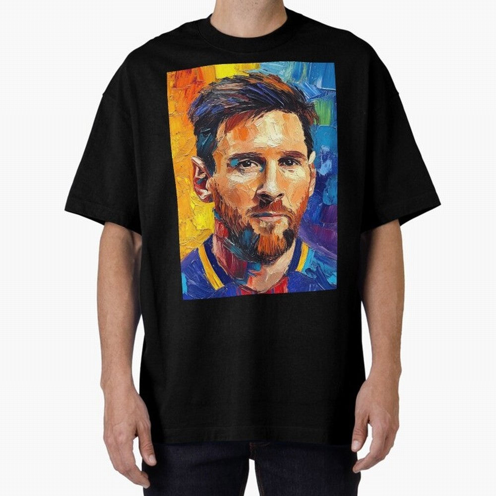 Messi Van Gogh: The Football Artist Classic T-Shirt Follow FIFA World Cup 2026 Spirit, Made for Brazil, Portugal and Argentina, CR7 and Messi, Tournament Hype, Historic Matchups, Family Viewing Parties and Global Sports Pride; Ideal for Fans Who