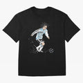 Lionel Messi runner Oversized T-Shirt Show Support during Global Football Passion for FIFA World Cup 2026, Built around Mbappe, Argentina, France and Brazil, Supporter Pride, Iconic Celebrations, Legendary Names and Global Match Day Energy; Built