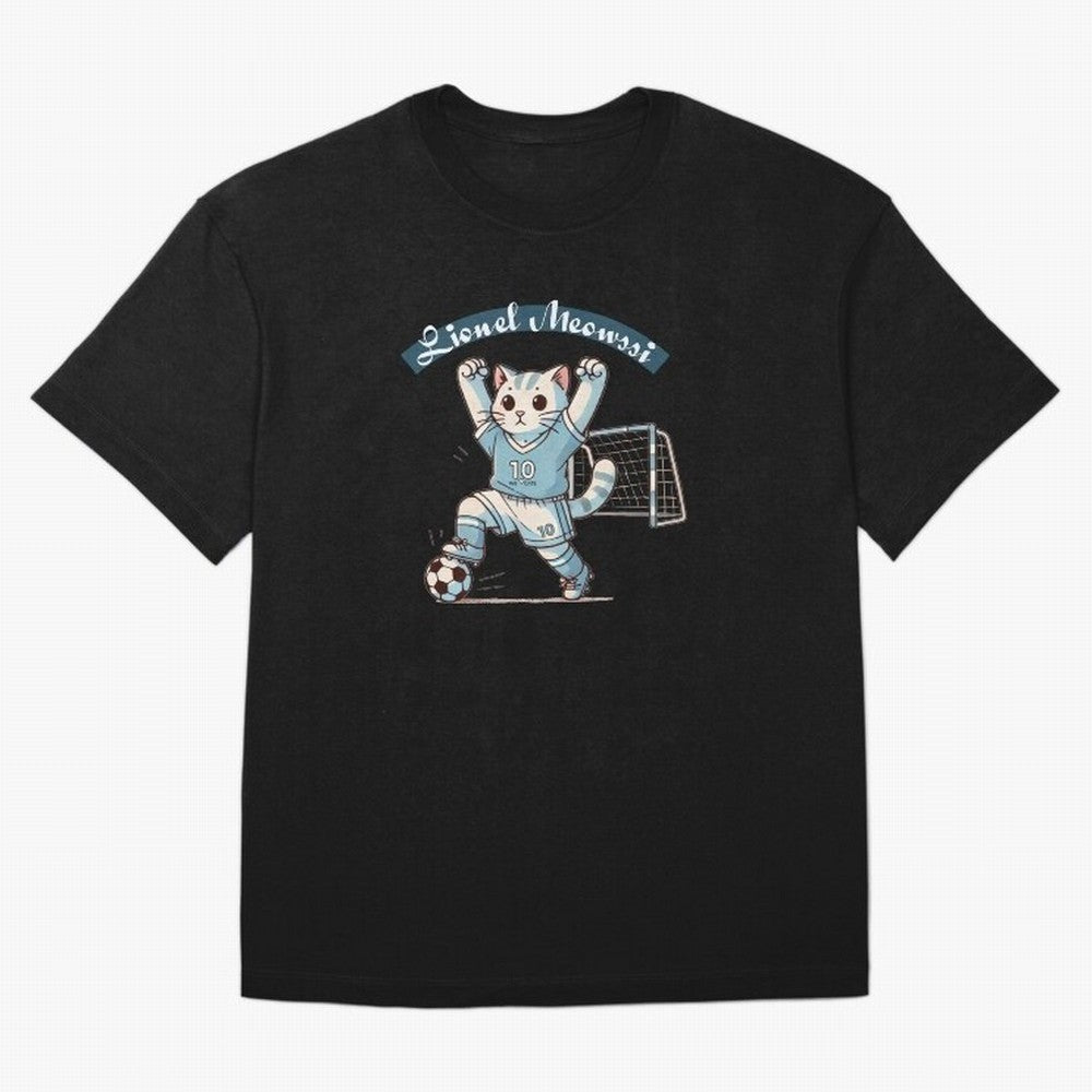 Lionel Meowssi Oversized T-Shirt Bring Legendary Rivalry Energy to FIFA World Cup 2026 Featuring Neymar, Haaland and Cristiano Ronaldo, Portugal Energy, Classic Soccer Heritage, Championship Pressure, Fan Loyalty and International Pride; Perfect