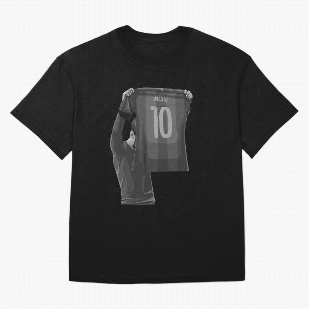 Lionel Messi Black and White Version Oversized T-Shirt Spotlight Match Day Hype around FIFA World Cup 2026, Haaland, Germany, Match Day Excitement, Supporter Culture, Golden Goals and Global Football Passion; Perfect for People Who Love Argentina,