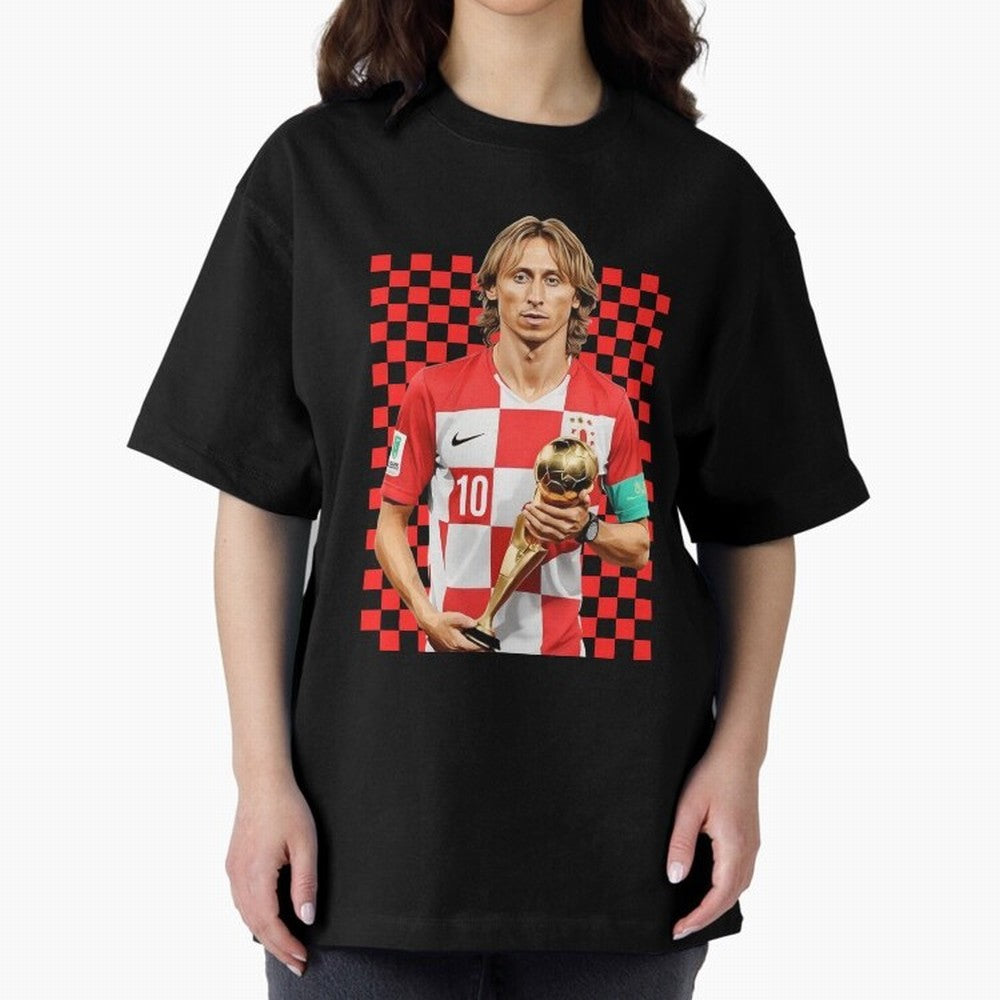 Luka Modric Ballon d'Or Graphic Essential T-Shirt Celebrate Football Dreams Across FIFA World Cup 2026 Group Stage Featuring Mbappe, Spain and Netherlands Energy, Soccer Culture, Superstar Moments, National Team Dreams and Competitive Fire; Perfect