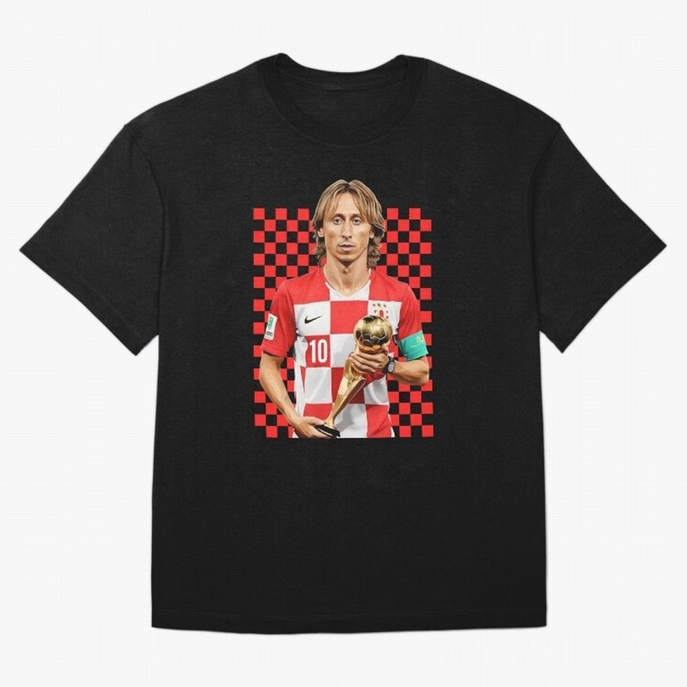 Luka Modric Ballon d'Or Graphic Essential T-Shirt Celebrate Football Dreams Across FIFA World Cup 2026 Group Stage Featuring Mbappe, Spain and Netherlands Energy, Soccer Culture, Superstar Moments, National Team Dreams and Competitive Fire; Perfect