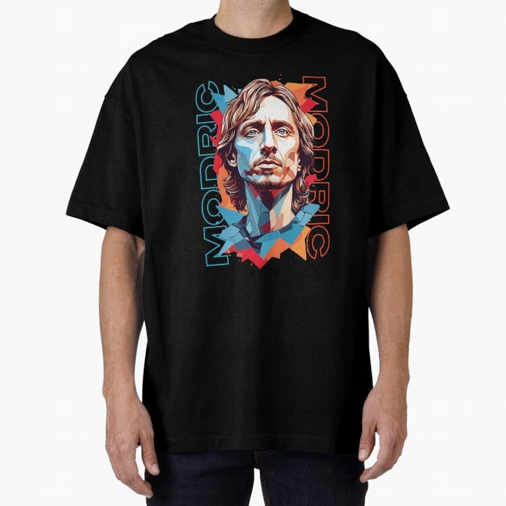 Luka Modric - Digital Art Essential T-Shirt Elevate FIFA World Cup 2026 Driven by CR7 and Messi, Brazil, Portugal and Argentina Energy, Stadium Chants, National Pride, Trophy Dreams and Unforgettable Football Memories; Perfect for People Who Love
