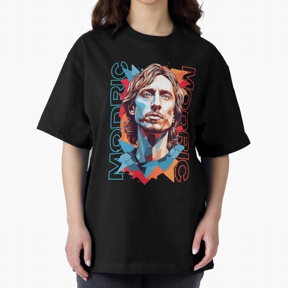 Luka Modric - Digital Art Essential T-Shirt Elevate FIFA World Cup 2026 Driven by CR7 and Messi, Brazil, Portugal and Argentina Energy, Stadium Chants, National Pride, Trophy Dreams and Unforgettable Football Memories; Perfect for People Who Love