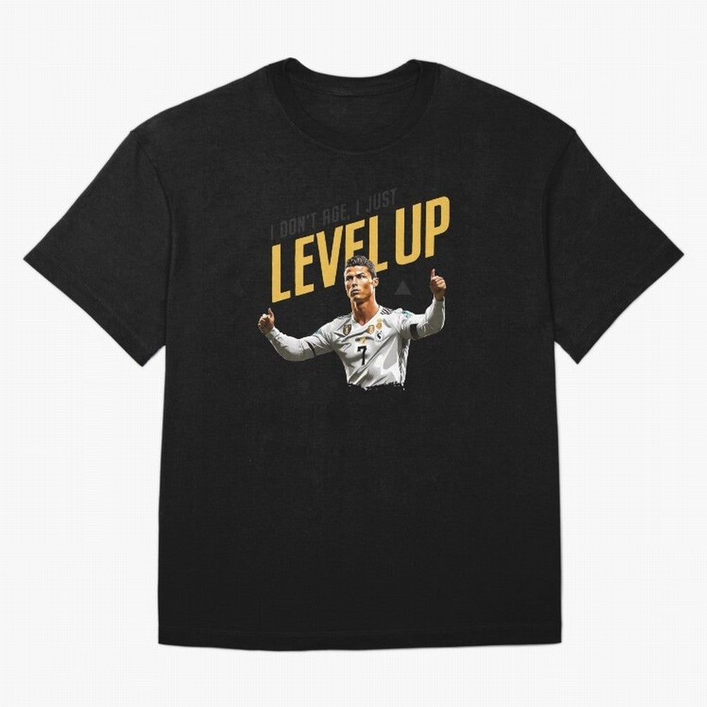 Cristiano Ronaldo Levels Up Essential T-Shirt Represent Football Lovers during Global Football Passion for FIFA World Cup 2026, Capturing Messi, Brazil, Portugal and Argentina, Championship Spirit, Famous Goals, Roaring Crowds and International