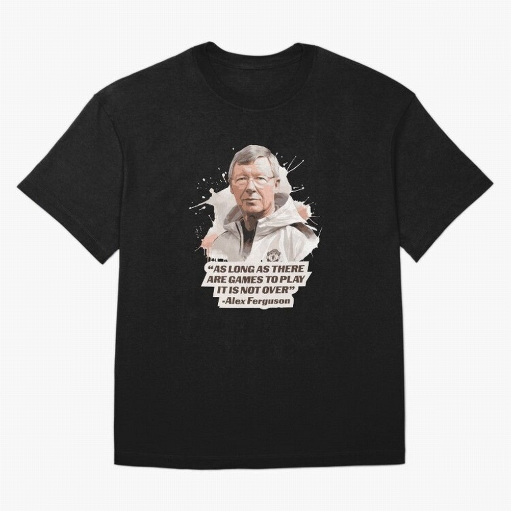 Sir Alex Ferguson - It Is Not Over Yet Essential T-Shirt Make Game Day About FIFA World Cup 2026 Group Stage Connected to Cristiano Ronaldo, Haaland and CR7, France Energy, Fan Favorite Moments, National Team Passion, Big Match Drama and Soccer