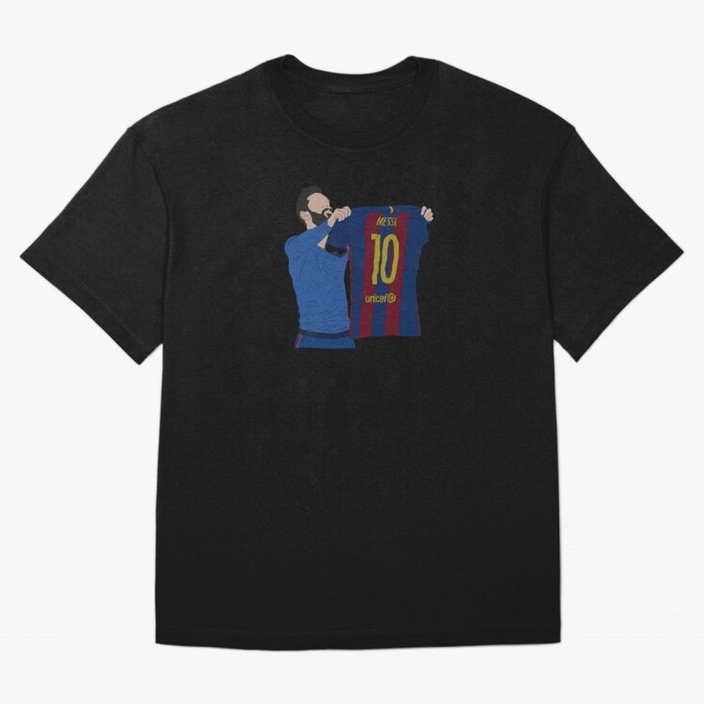 Lionel Messi | Barcelona legend Oversized T-Shirt Discover Match Day Hype around FIFA World Cup 2026, Messi, CR7 and Mbappe, Argentina and Brazil, Retro Football Energy, Iconic Rivalries, Trophy Chase Drama and Stadium Atmosphere; Ideal for