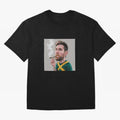 funny caricature of Lionel Messi Classic T-Shirt Show Match Day Excitement for Global Football Passion for FIFA World Cup 2026, Connected to Messi and Cristiano Ronaldo, Spain and Netherlands, Worldwide Fan Energy, Dramatic Goals, Stadium Lights