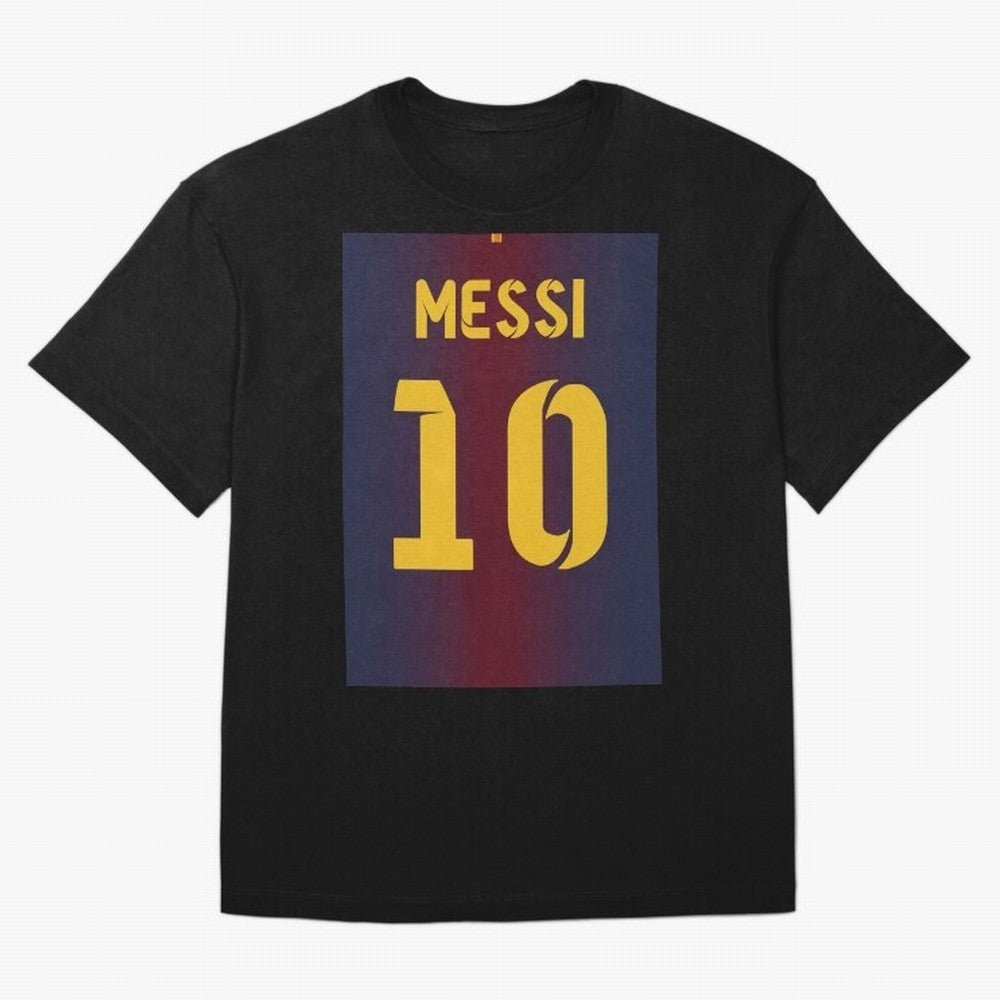 Barcelona 2012 Jersey Messi 10 Oversized T-Shirt Celebrate Global Football Passion for FIFA World Cup 2026 USA Canada Mexico, Filled with Messi and Cristiano Ronaldo, England, Championship Spirit, Famous Goals, Roaring Crowds and International