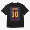 Barcelona 2012 Jersey Messi 10 Oversized T-Shirt Celebrate Global Football Passion for FIFA World Cup 2026 USA Canada Mexico, Filled with Messi and Cristiano Ronaldo, England, Championship Spirit, Famous Goals, Roaring Crowds and International