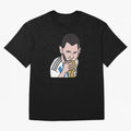 Lionel Messi in Weirdtual Reality Oversized T-Shirt Make Game Day About FIFA World Cup 2026 Group Stage for Fans of Neymar, Haaland and Cristiano Ronaldo and Germany, Bringing Global Supporter Spirit, Legendary Goals, National Colors and Tournament