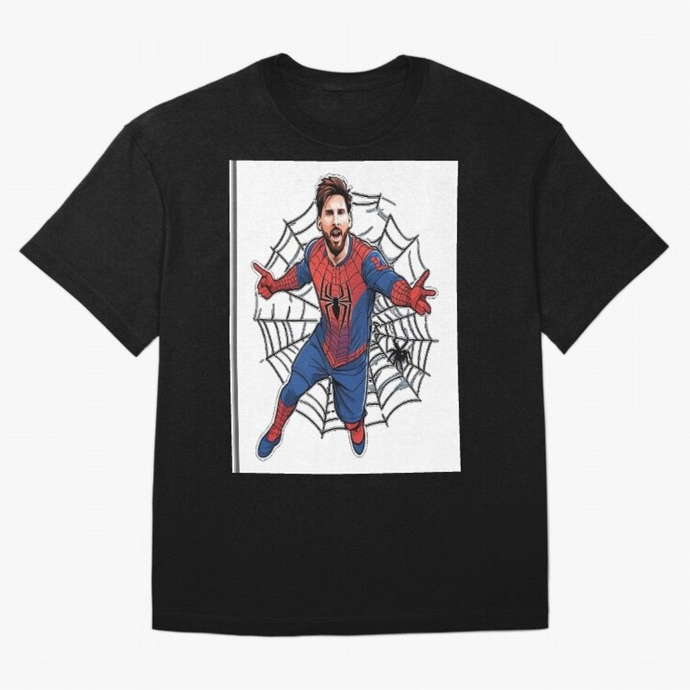 Lionel Messi Spider Oversized T-Shirt Carry the Colors and Pride of Global Football Passion for FIFA World Cup 2026, Connected to Neymar, Haaland and Cristiano Ronaldo, Argentina, Stadium Chants, National Pride, Trophy Dreams and Unforgettable