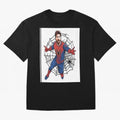 Lionel Messi Spider Oversized T-Shirt Carry the Colors and Pride of Global Football Passion for FIFA World Cup 2026, Connected to Neymar, Haaland and Cristiano Ronaldo, Argentina, Stadium Chants, National Pride, Trophy Dreams and Unforgettable