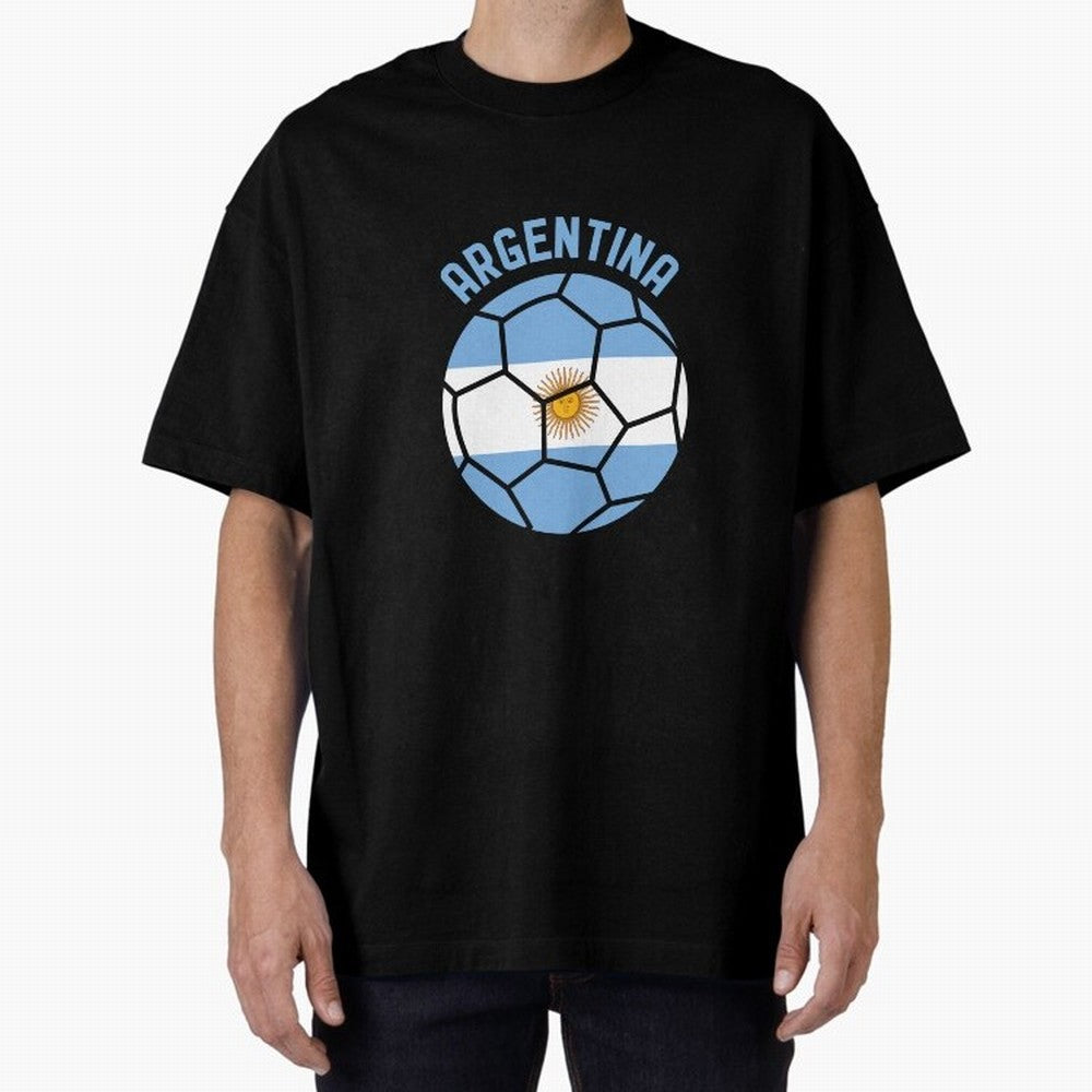 Argentina Football 2024 Copa America La Albiceleste Classic T-Shirt Join the Countdown to FIFA World Cup 2026 USA Canada Mexico Spirit, Driven by Spain and Netherlands, Messi, Champion Mindset, Group Stage Buzz, Knockout Tension and Passionate Fan