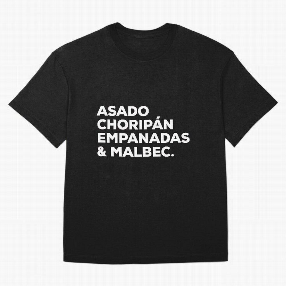 Argentine Cuisine Oversized T-Shirt Join FIFA World Cup 2026 Group Stage Filled with Neymar, Brazil, Portugal and Argentina Energy, Retro Football Energy, Iconic Rivalries, Trophy Chase Drama and Stadium Atmosphere; Created for Match Day Parties,