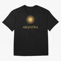 Argentina Gold Oversized T-Shirt Celebrate Fan Favorites in FIFA World Cup 2026 for Fans of Messi, CR7 and Mbappe and France and Portugal, Bringing Football Passion, Legendary Performances, Festival Vibes and Supporter Community; Built for