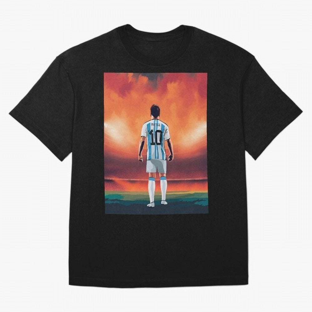 Lionel Leo Messi Graphic T-Shirt Experience Global Football Passion for FIFA World Cup 2026 Group Stage, Built around Haaland and Mbappe, Portugal, Championship Spirit, Famous Goals, Roaring Crowds and International Football Unity; Great for Watch