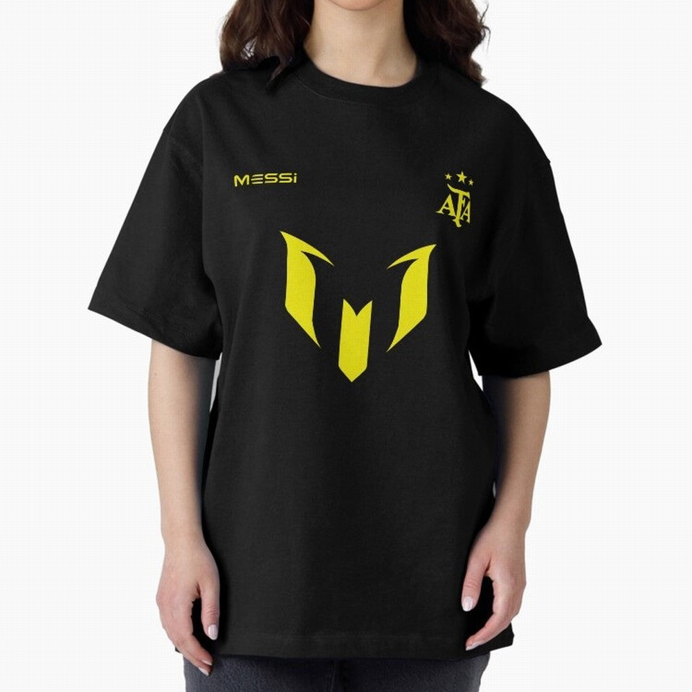 Lionel Messi logo - Argentina world champion Premium T-Shirt Celebrate Football Heritage in Global Football Passion for FIFA World Cup 2026 Group Stage, Inspired by Cristiano Ronaldo, Haaland and CR7, Argentina and Brazil, Tournament Hype, Historic