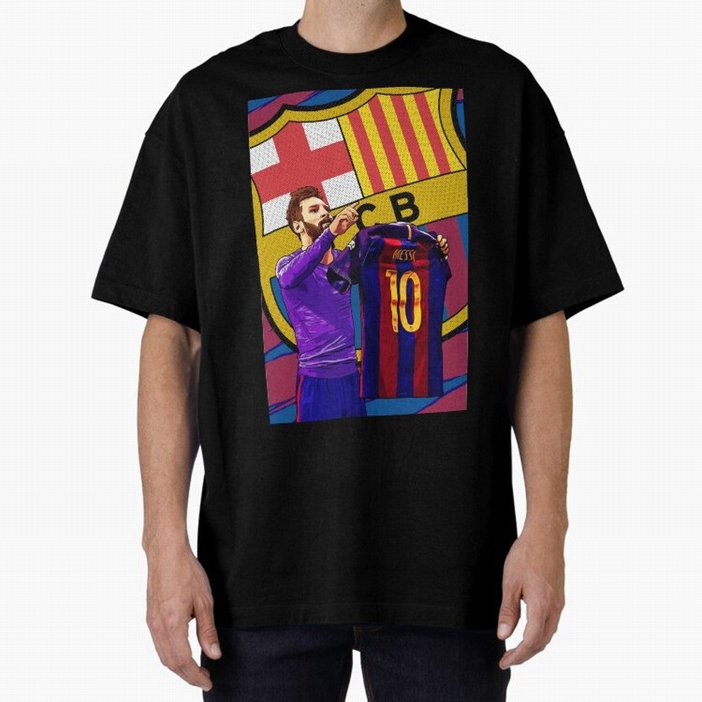 Messi Goat in FC Barcelna Premium T-Shirt Celebrate National Team Dreams in FIFA World Cup 2026 Group Stage Inspired by Cristiano Ronaldo, Haaland and CR7, France Energy, Vintage Soccer Flavor, Modern Football Stars, National Flags and Final Night