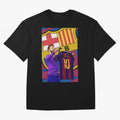 Messi Goat in FC Barcelna Premium T-Shirt Celebrate National Team Dreams in FIFA World Cup 2026 Group Stage Inspired by Cristiano Ronaldo, Haaland and CR7, France Energy, Vintage Soccer Flavor, Modern Football Stars, National Flags and Final Night