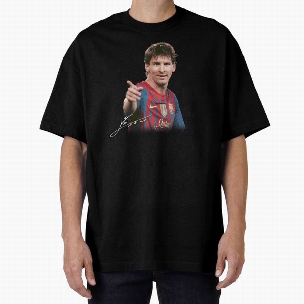 Messi T-Shirt ¡ª ¡°Young Messi¡± Premium T-Shirt Celebrate Golden Goal Energy in Global Football Passion for FIFA World Cup 2026 USA Canada Mexico, Built around Haaland, Argentina, Soccer Culture, Superstar Moments, National Team Dreams and