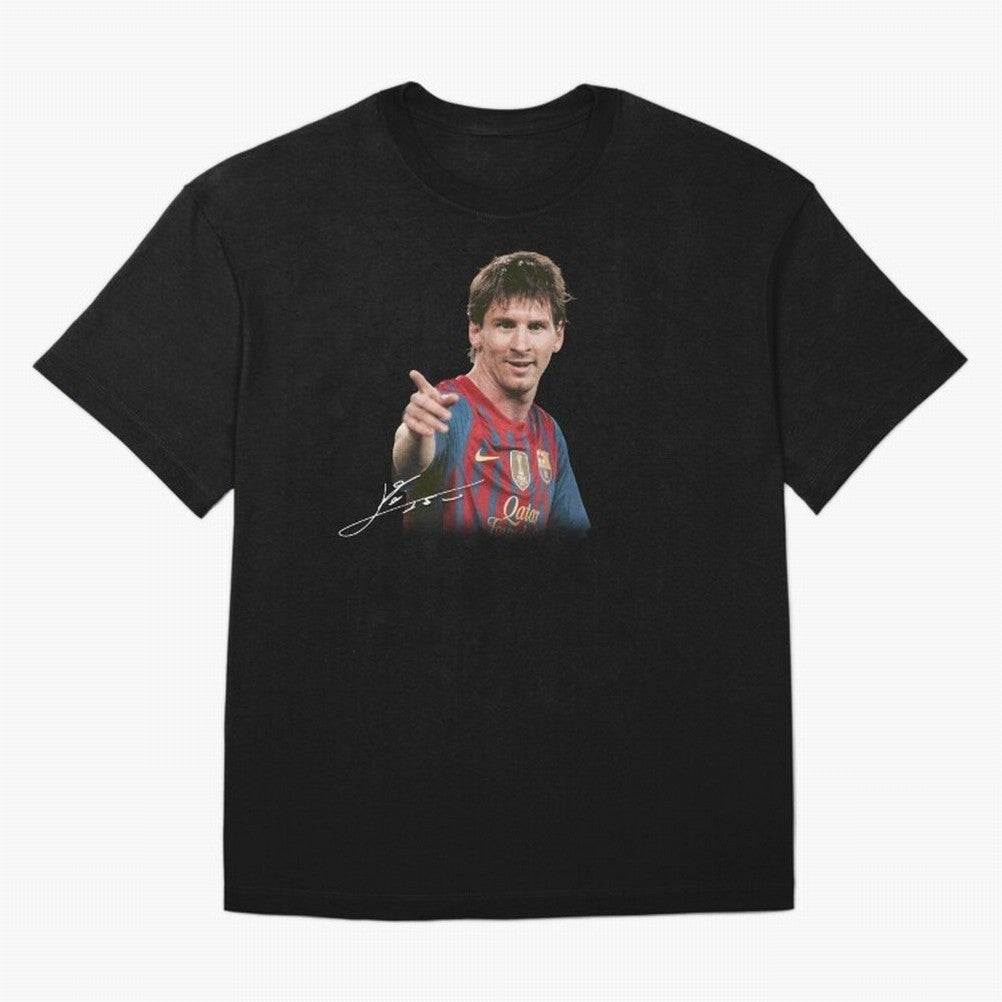 Messi T-Shirt ¡ª ¡°Young Messi¡± Premium T-Shirt Celebrate Golden Goal Energy in Global Football Passion for FIFA World Cup 2026 USA Canada Mexico, Built around Haaland, Argentina, Soccer Culture, Superstar Moments, National Team Dreams and