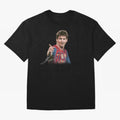 Messi T-Shirt ¡ª ¡°Young Messi¡± Premium T-Shirt Celebrate Golden Goal Energy in Global Football Passion for FIFA World Cup 2026 USA Canada Mexico, Built around Haaland, Argentina, Soccer Culture, Superstar Moments, National Team Dreams and