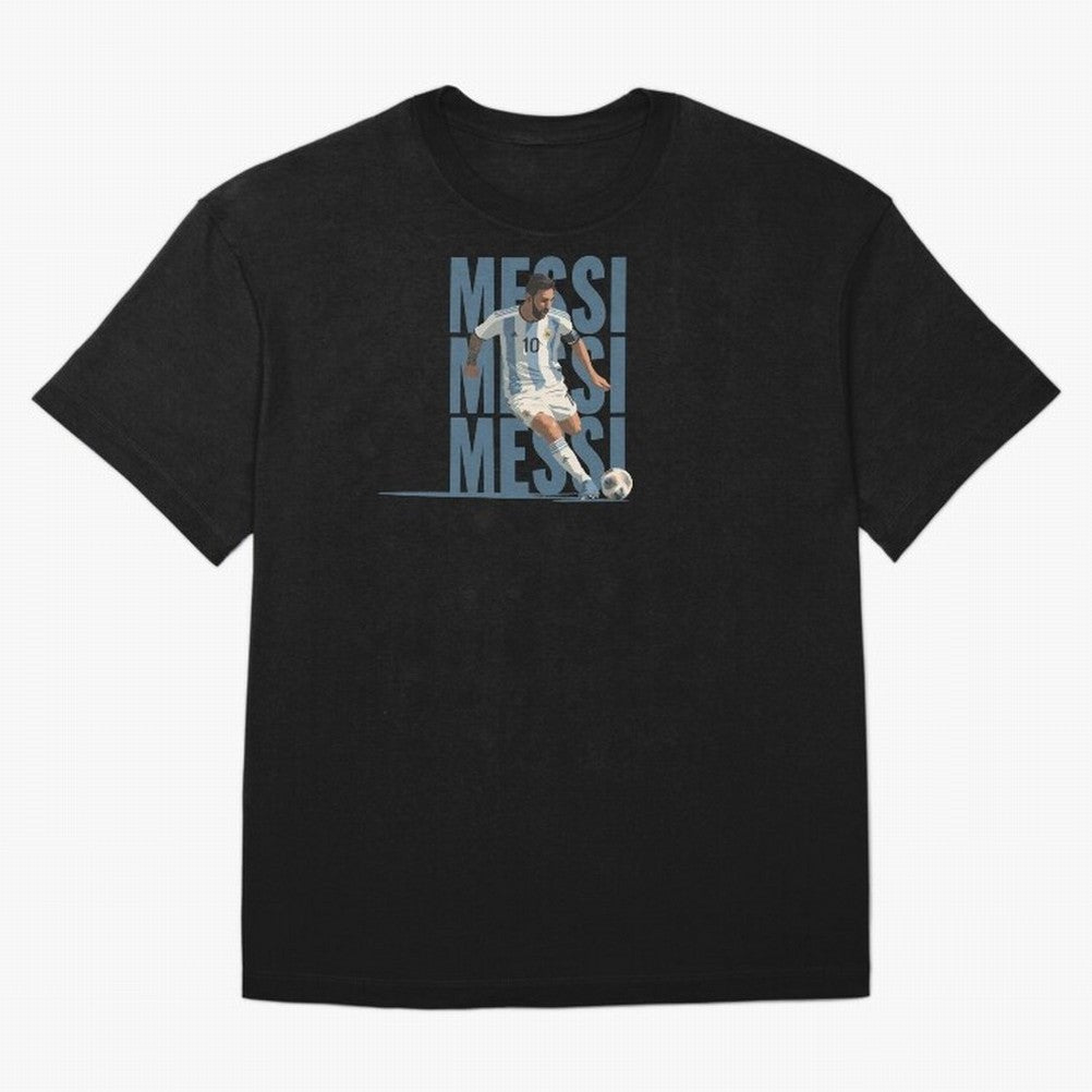 Messi in action Minimalist Graphic Premium T-Shirt Join the Global Buzz around FIFA World Cup 2026 Group Stage Inspired by Mbappe and Neymar, England and Germany Energy, Game Day Rituals, Football Legends, Country Pride and the Road to the Final;