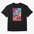 Messi in action Graphic poster design Premium T-Shirt Show Passion for the Stars of FIFA World Cup 2026 Group Stage Spirit, Capturing France and Portugal, Messi and Cristiano Ronaldo, Soccer Culture, Superstar Moments, National Team Dreams and