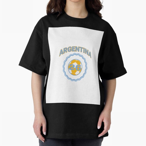 Argentina 2026 world cup soccer badge Graphic T-Shirt Celebrate Global Passion for Match Day Hype around FIFA World Cup 2026 Group Stage, CR7, England, Championship Spirit, Famous Goals, Roaring Crowds and International Football Unity; Created for