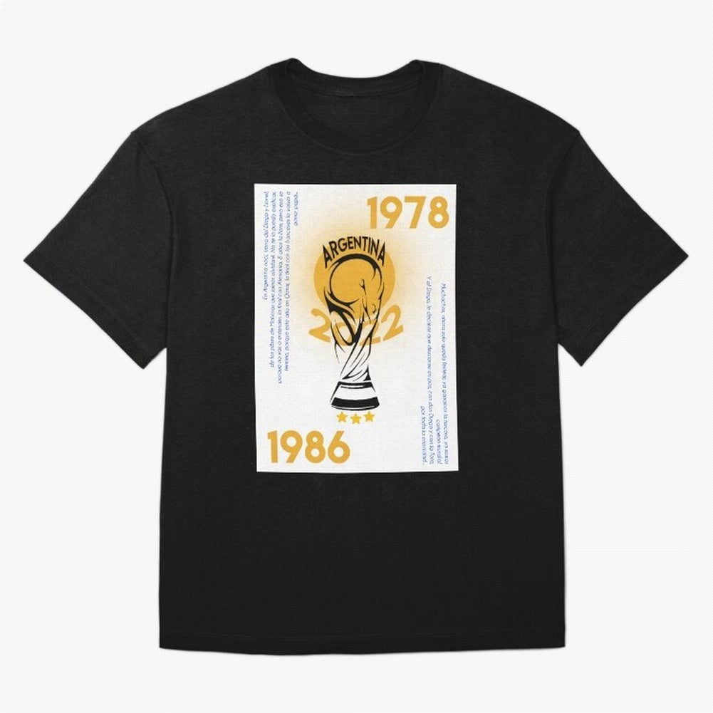 WORLD CHAMPIONS ARGENTINA Premium T-Shirt Celebrate Global Passion for Match Day Hype around FIFA World Cup 2026 Group Stage, Messi, Neymar and Mbappe, Netherlands, Championship Spirit, Famous Goals, Roaring Crowds and International Football Unity;