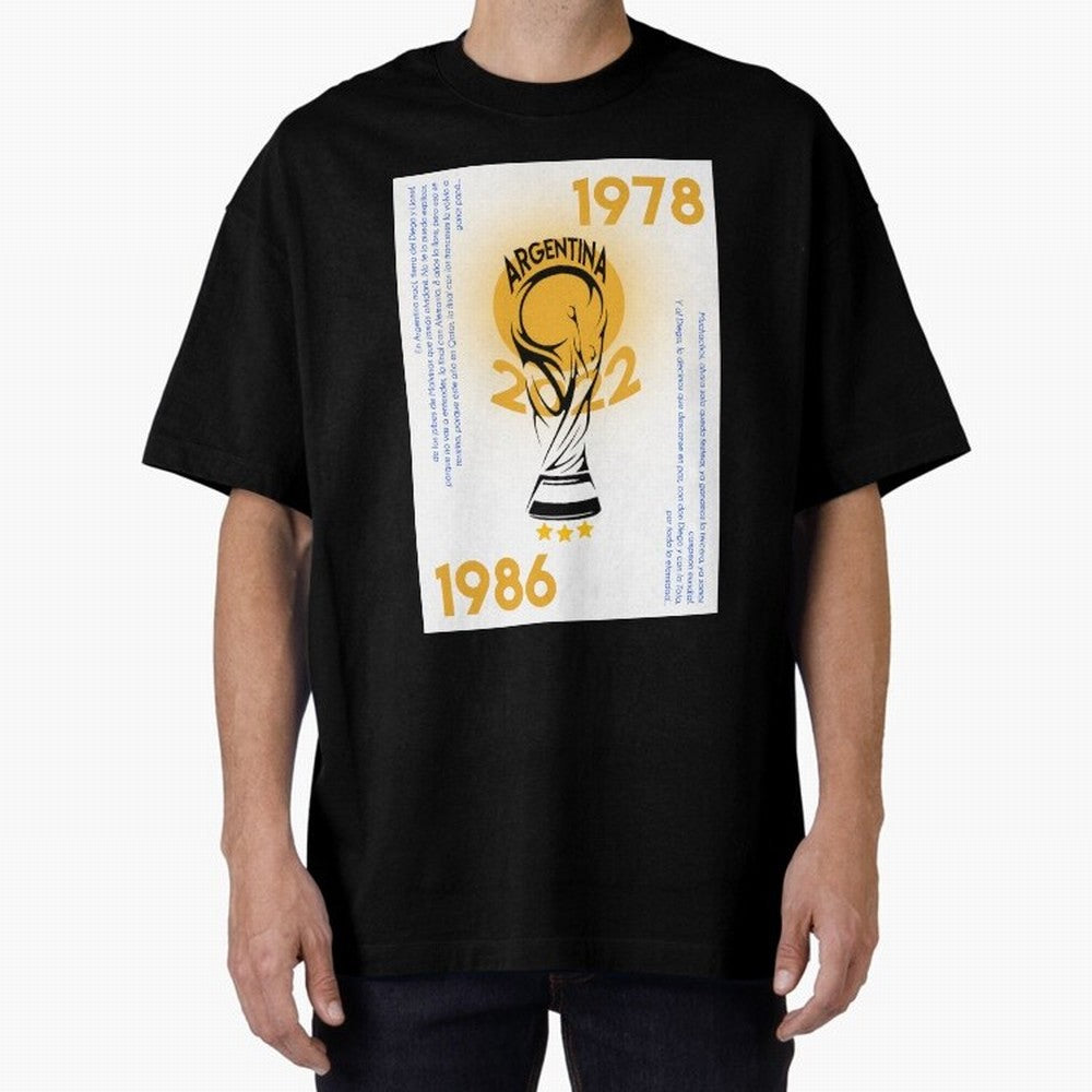 WORLD CHAMPIONS ARGENTINA Premium T-Shirt Celebrate Global Passion for Match Day Hype around FIFA World Cup 2026 Group Stage, Messi, Neymar and Mbappe, Netherlands, Championship Spirit, Famous Goals, Roaring Crowds and International Football Unity;
