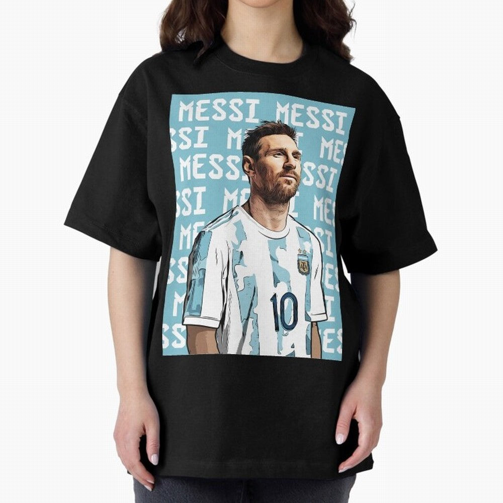 Lionel Messi Premium T-Shirt Support the FIFA World Cup 2026 Group Stage Journey through CR7 and Messi Highlights, Spain Pride, Championship Spirit, Famous Goals, Roaring Crowds and International Football Unity; Ideal for Fans Who Follow Messi,